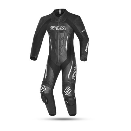 Mono de piel para hombres 1Pc, Shua Infinity Monos de moto baratos Negro/Blanco 62 / Negro/Blanco