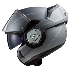 LS2 FF906 Advant Solid Titanium Matt Modular Helmet - Image 3