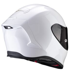 Casco integral SCORPION Exo R1 Evo Air Solid Blanco Perla - Imagen 2