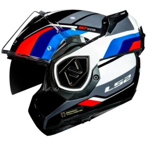 LS2 FF906 Advant Sport Black / Blue / Red Modular Helmet - Image 4