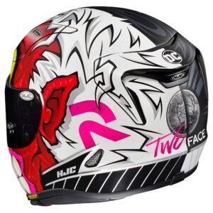 HJC RPHA11 Two Face DC Comics Black / Red Full-Face Helmet - Image 4