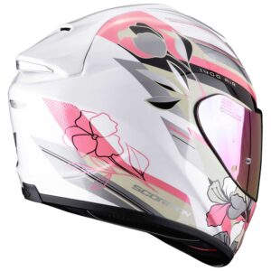SCORPION EXO-1400 Evo Gaia White / Pink Full-Face Helmet - Image 2