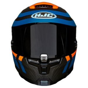 Casco integral HJC RPHA70 Carbon Reple Azul / Naranja - Imagen 4