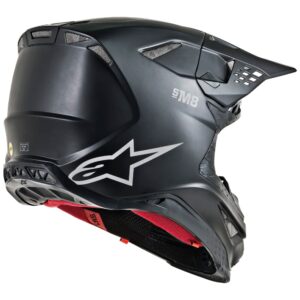 Casco de motocross ALPINESTARS Supertech SM8 Solid Negro Mate - Imagen 3