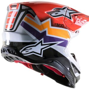 Casco de motocross ALPINESTARS Supertech SM10 TROY Lee Design Edition Cross / Endur Rojo - Imagen 3