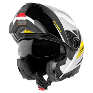 SCHUBERTH C5 Eclipse Yellow Modular Helmet - Image 2