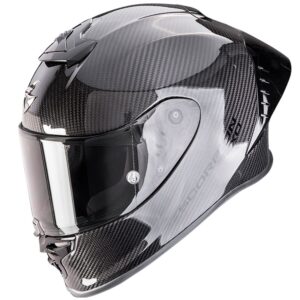 SCORPION Exo R1 Evo II Air Carbon Gloss Black Full-Face Helmet - Image 1