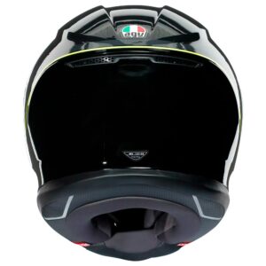 Casco integral AGV K6 Minimal Gris / Negro / Flúor - Imagen 3