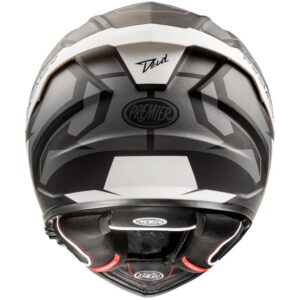 PREMIER Devil JC 8 BM White / Grey Full-Face Helmet - Image 3