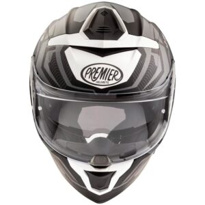 PREMIER Devil JC 8 BM White / Grey Full-Face Helmet - Image 4