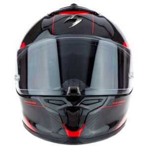 SCORPION Exo R1 Evo Carbon Air Rally Black / Red Full-Face Helmet - Image 4