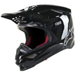 Casco de motocross ALPINESTARS Supertech SM8 Solid Negro Brillo