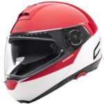 Casco modular SCHUBERTH C4 Pro Swipe Rojo
