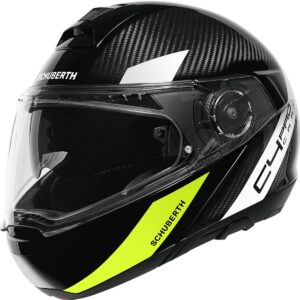 Casco modular SCHUBERTH C4 Pro Carbon Avio Negro / Amarillo