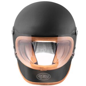 PREMIER Trophy Platinum U9BM Matt Black Full-Face Helmet - Image 3
