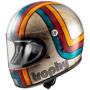 PREMIER Trophy Platinum EX 77 BM Multicolor Full-Face Helmet - Image 1
