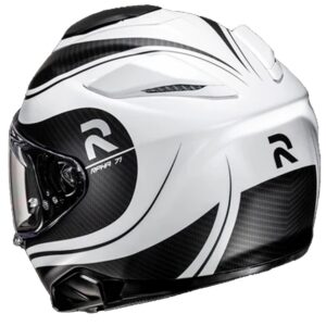 Casco integral HJC RPHA 71 Cleta Negro / Blanco - Imagen 3