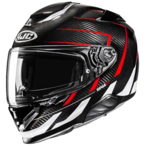 Casco integral HJC RPHA 71 Carbon Cano Negro / Rojo - Imagen 1