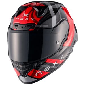 NEXX X.R3R Swirl Red Full-Face Helmet - Image 2