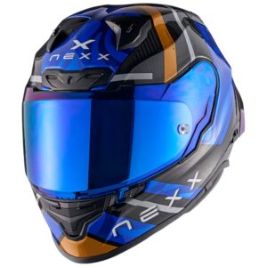 NEXX X.R3R Swirl Dark Blue Full-Face Helmet - Image 2