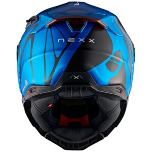 NEXX X.WST3 B-Side Blue / Black Full-Face Helmet - Image 3