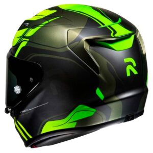 HJC RPHA 12 Lawin Black / Fluorescent Full-Face Helmet - Image 2