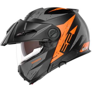 Casco trail SCHUBERTH E2 Explorer Modular Trail Naranja Mate - Imagen 3