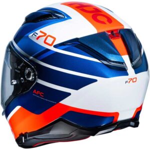 Casco integral HJC F70 Tino Azul / Naranja