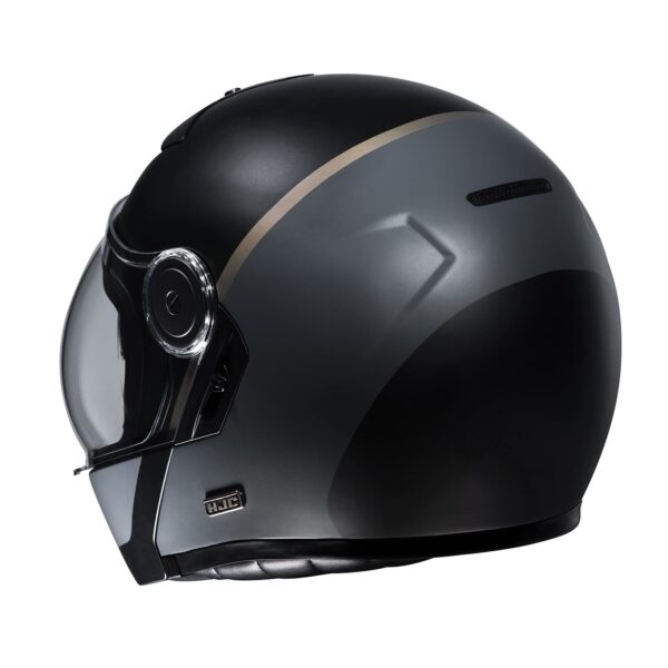 Casco modular HJC V90 Mobix Negro / Dorado