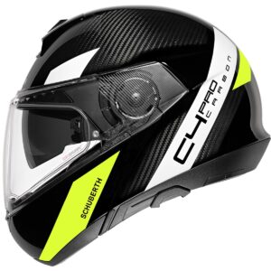 Casco modular SCHUBERTH C4 Pro Carbon Avio Negro / Amarillo