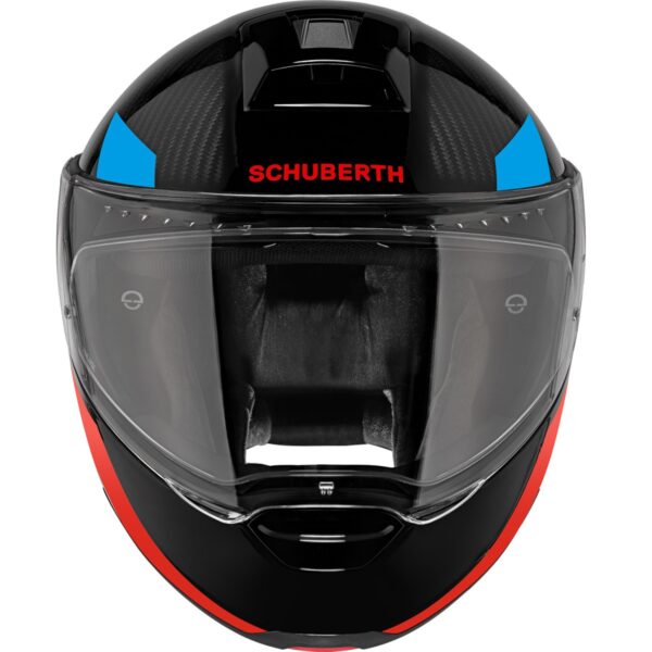 Casco modular SCHUBERTH C4 Pro Carbon Avio Negro / Azul
