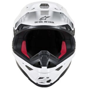 ALPINESTARS Supertech SM8 Solid White Gloss Motocross Helmet