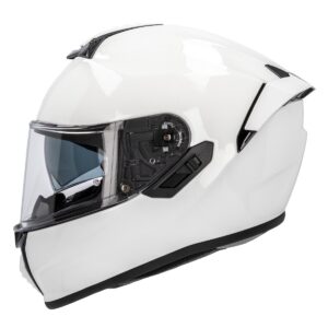 130R Kashima Gloss White Full-Face Helmet - Image 2