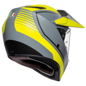 Casco trail AGV AX9 Pacific Road Gris Mate / Amarillo Flúor / Negro - Imagen 3