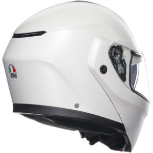 AGV Streetmodular E2206 Mono Matt Materia White Modular Helmet - Image 3
