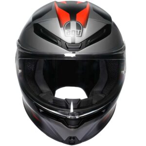Casco integral AGV K6-S Karve Negro Mate / Gris / Rojo - Imagen 2
