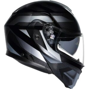 AGV Streetmodular E2206 Ledro Matt Black / Grey Modular Helmet - Image 2
