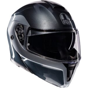 Casco modular AGV Streetmodular E2206 Levico Gris / Plata - Imagen 1