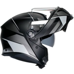 AGV Tourmodular Perception Black Matt / Silver Modular Helmet - Image 2