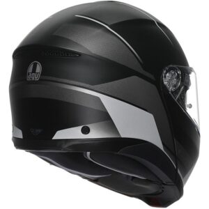 AGV Tourmodular Perception Black Matt / Silver Modular Helmet - Image 3