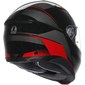 Casco modular AGV Tourmodular Perception Negro / Rojo - Imagen 3