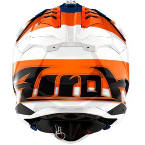 AIROH Aviator 3 Monarch Orange Motocross Helmet - Image 3