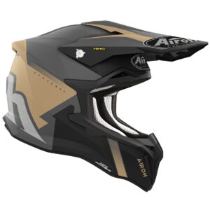 AIROH Strycker Blazer Gold Matt Motocross Helmet - Image 2