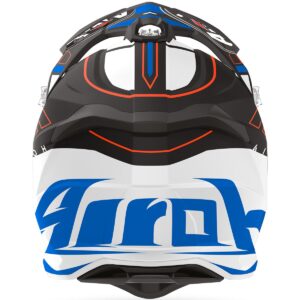 AIROH Strycker Skin Blue Matt Motocross Helmet - Image 3
