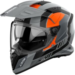 AIROH Bandit Horn Orange Matt Full-Face Helmet - Image 1
