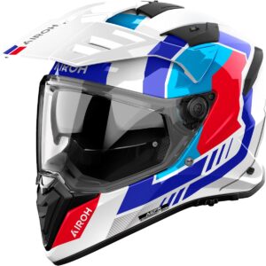 Casco integral AIROH Bandit Horn Blanco - Imagen 1