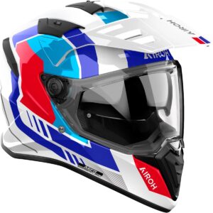 Casco integral AIROH Bandit Horn Blanco - Imagen 3