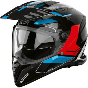 Casco integral AIROH Bandit Tune Azul / Rojo - Imagen 1