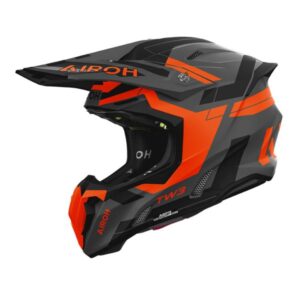 AIROH Twist 3 Dynasty Orange Matt 2026 Motocross Helmet - Image 1