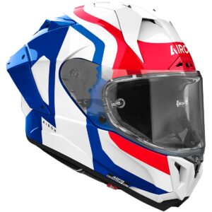 AIROH GP 800 Competition Blue / Red Full-Face Helmet - Image 3